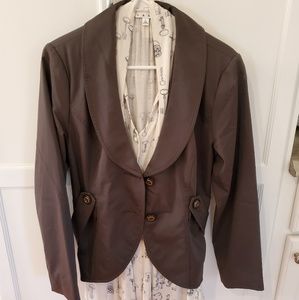 CAbi blazer in deep grey color